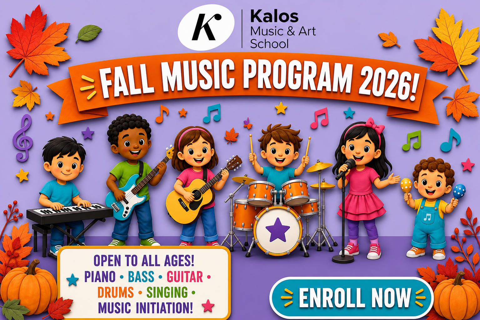 Fall Music Program illustration